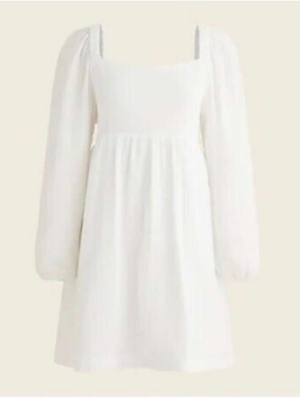 J Crew Squareneck Soft Gauze Dress